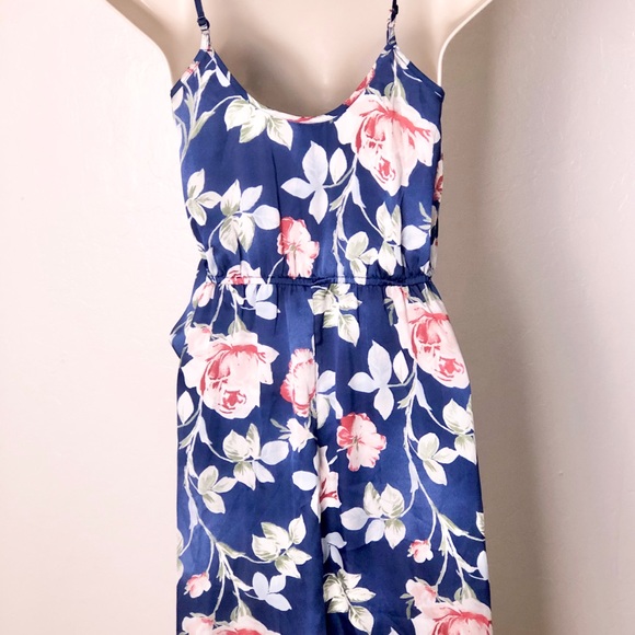 Silky Floral Dress XS - Picture 4 of 5